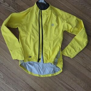 adidas Neon Yellow Reflective Cycling Shell Jacket
